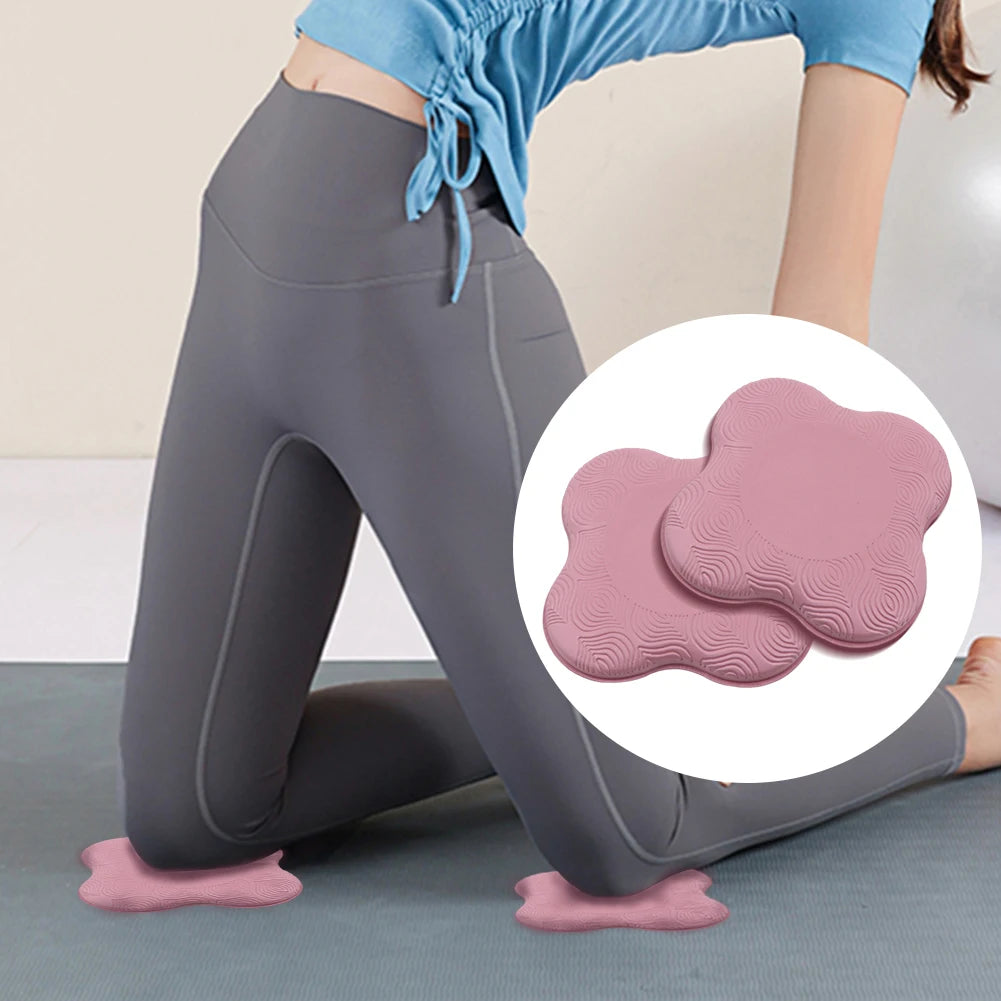 2Pcs Yoga Knee Pad Yoga Kneeling Support Elbows Cushion Mat Yoga Knee Cushion Yoga Kneeling Protective Pad for Home Gym Fitness