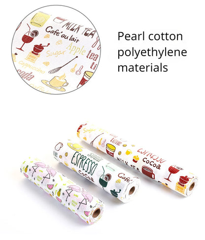 1 Roll Waterproof Table Mats Drawers Cabinet Shelf Liners Thickened Oilproof Mat Cartoon Table Pads Kitchen Table Decoration