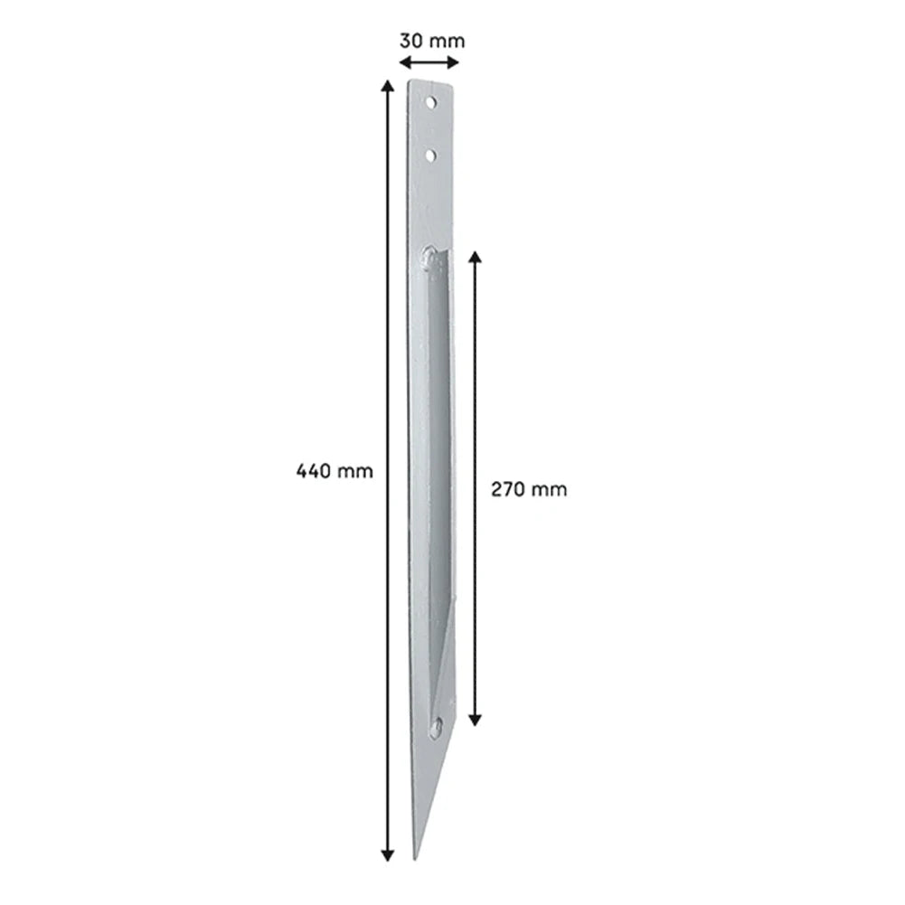 4pcs Swings Metal Anchor Heavy Duty Swing Ground Anchor With Mounting Screws For Securing Outdoor Swings Tool Accessory