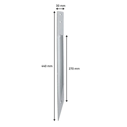 4pcs Swings Metal Anchor Heavy Duty Swing Ground Anchor With Mounting Screws For Securing Outdoor Swings Tool Accessory