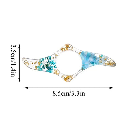 Book Accessories Acrylic Thumb Book Support Dried Flower Spreader Thumb Book Brace Colorful Smooth Book Page Holders Book Lovers