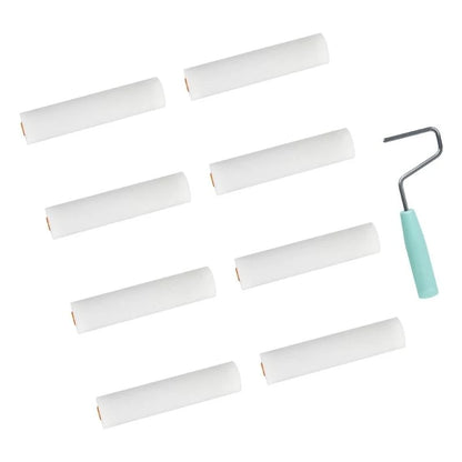 9pcs Paint Roller set Mini Foam Rollers Upgrades for Detailed Work & Small Areas 601A