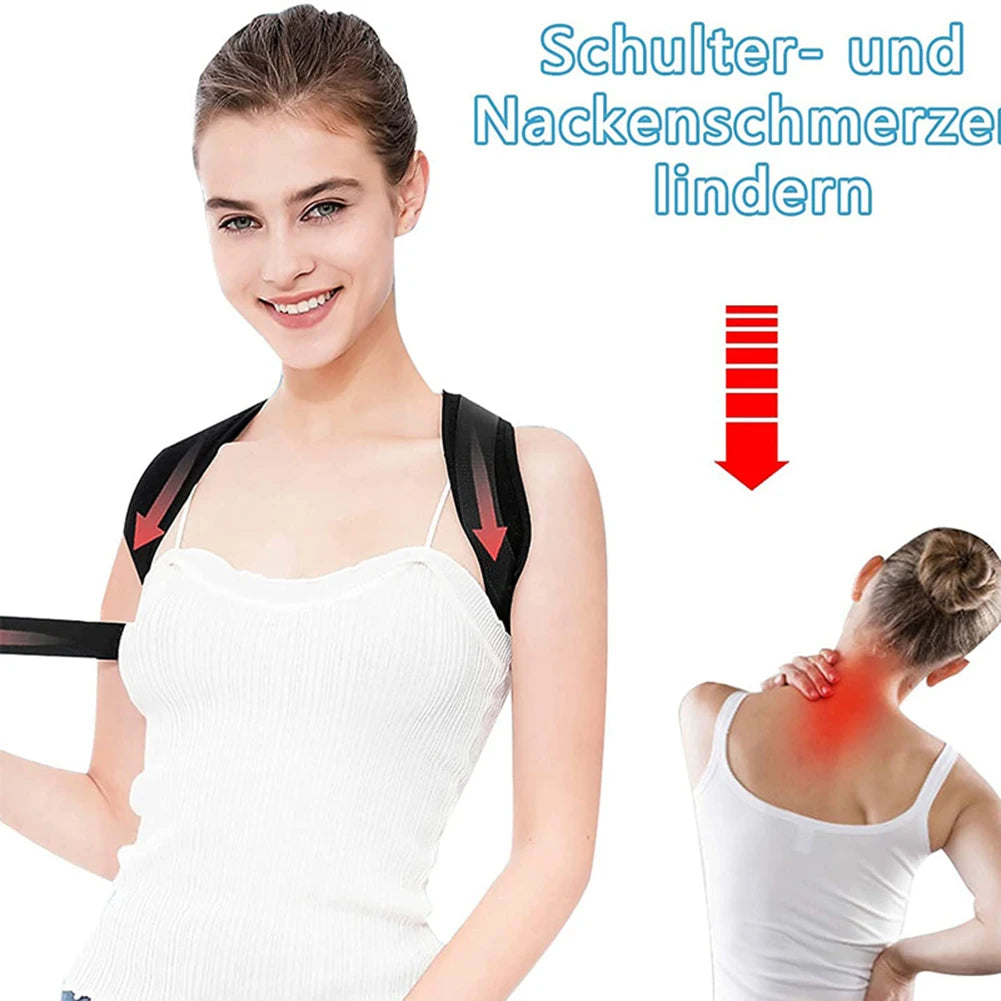 Posture Corrector For Women Men Adjustables Back Brace For Posture Support Breathable Effective Comfort Upper Back Straightener