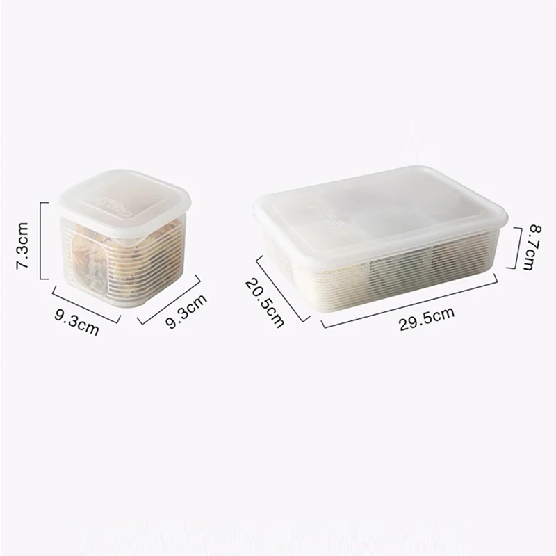 SOFT-Food Storage Container With Lid Plastic Food Container For Storage Room Organization And Storage Can Be Reused.