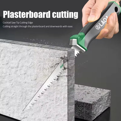 LAOA handheld manual saw Wall panel saw household woodworking saw   express park forest garden art saw gypsum board saw