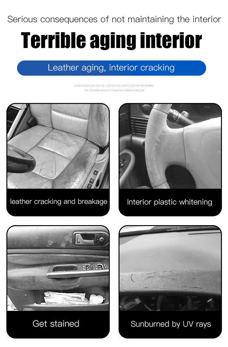 Car leather refresher whole car become new car in a second
