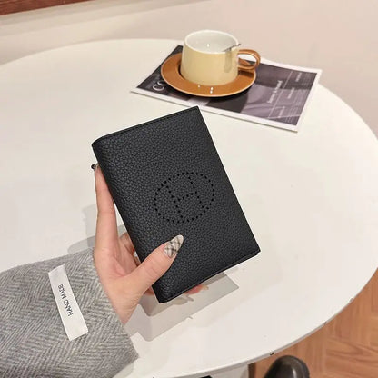 Wallet, Card, Bag, Passport, Document, Pocket Wallet, Short and Portable Handbag, Multi functional and Large Capacity