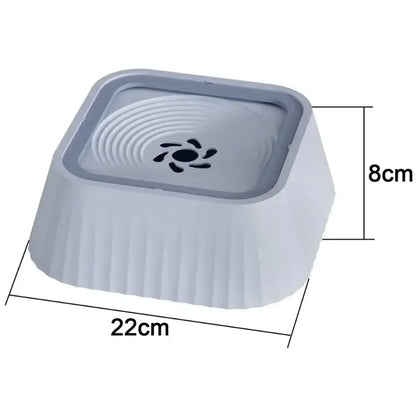 Pet Water Bowl Non-wet Mouth Cat Neck Guard Dog Buoyancy Birdbath Pet Water Fountain with Floating Plates No Spill Water Bowl
