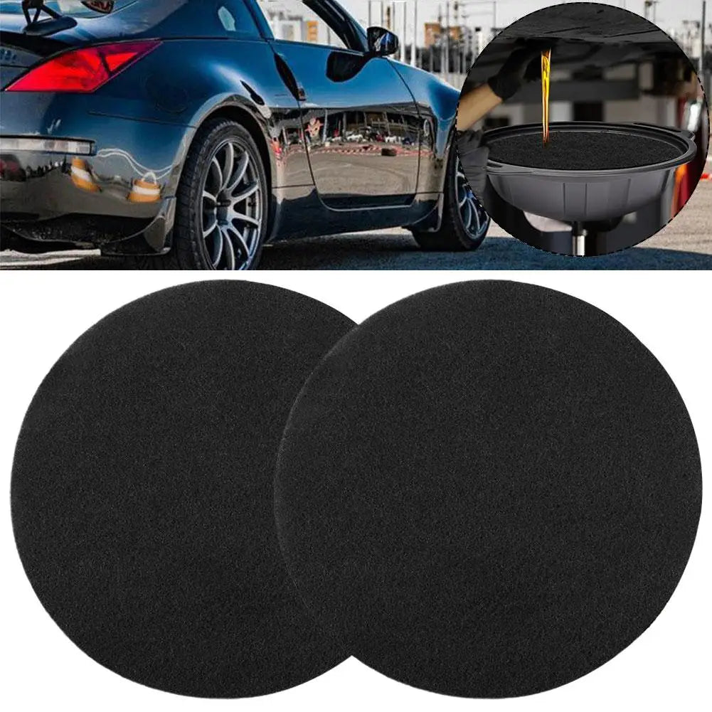 2PCS 38cm Oil Drain Pad Oil Change Pan No Splatter Pad For Car Changing Oil Transmission Drain Pan Car Accessories