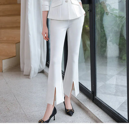 Office Formal Uniform Designs Women Business Suits Pant Suits With Pants Jacket Coat Professional Business Work Wear Blazers Set