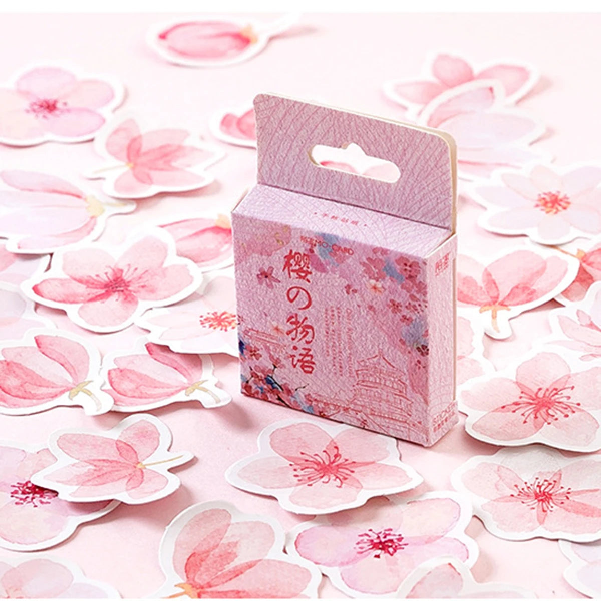 Cherry Blossoms Planner Flower Diary Deco Paper Small Kawaii Stickers Stationary Scrapbooking Journal