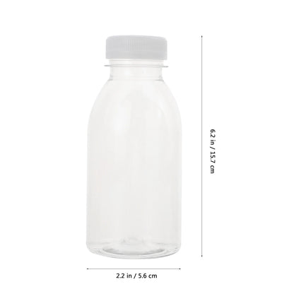 10pcs Beverage Bottle 300ml Juice Storage Kid Water Bottles Juice Kid Water Bottles Jug Kid Water Bottles Transparent Beverage