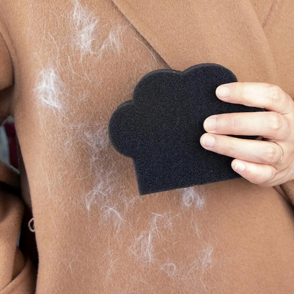 Pet Hair Remover for Laundry Reusable Hair Catcher Tool Lint Double-Sided Lint Catcher for Wet and Dry Use Cat Claws Shape Dryer