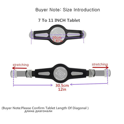 Tablet Mount Universal 7.0 To 11 inch Tablet Bracket ,9.0 To 14.5 inch Tablet Mount，Mobile Phone Clamp Mount