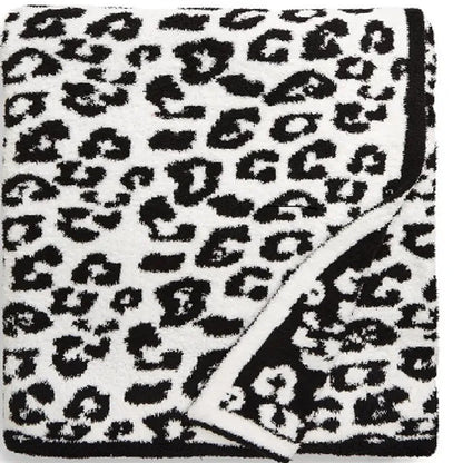 Super Soft Leopard Print Blanket, Warn Knitted Fleece Blanket, Sofa Nap Lightweight Blanket