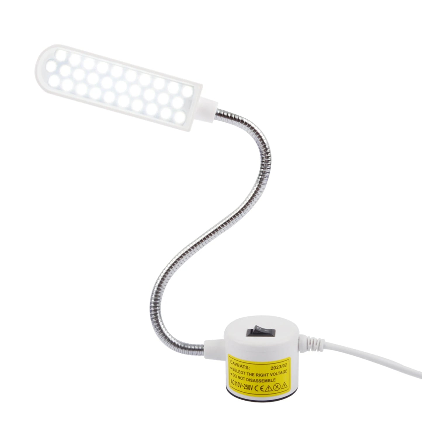 10/30LEDs Sewing Machine Light LED Portable Work Light,Flexible Gooseneck Lampe with Magnetic Base for Workbench Lathe