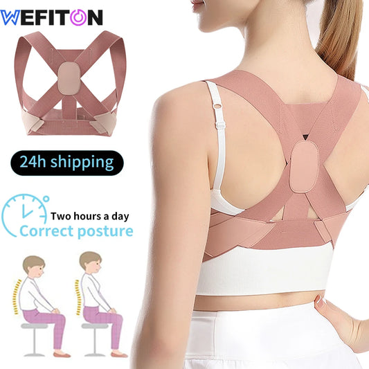 1PCS Posture Corrector for Women Men, Back Brace, Shoulder Brace for Mid Upper Spine Support,Neck Shoulder Back Pain Relief