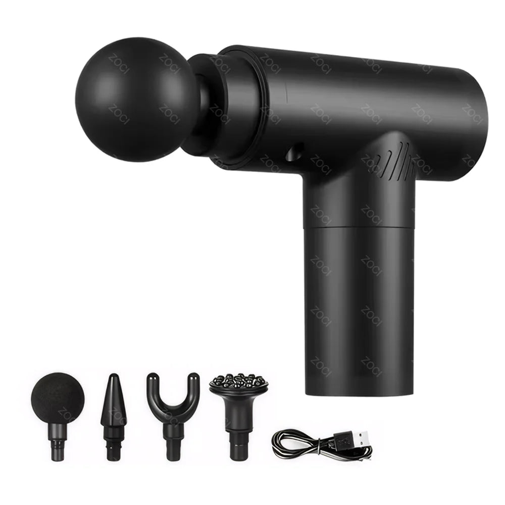 Portable Mini Fascia Gun Handheld Massage Gun Vibration Muscle Massager Deep Tissue Massager for Body Back Neck Leg Foot