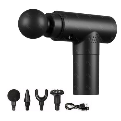 Portable Mini Fascia Gun Handheld Massage Gun Vibration Muscle Massager Deep Tissue Massager for Body Back Neck Leg Foot