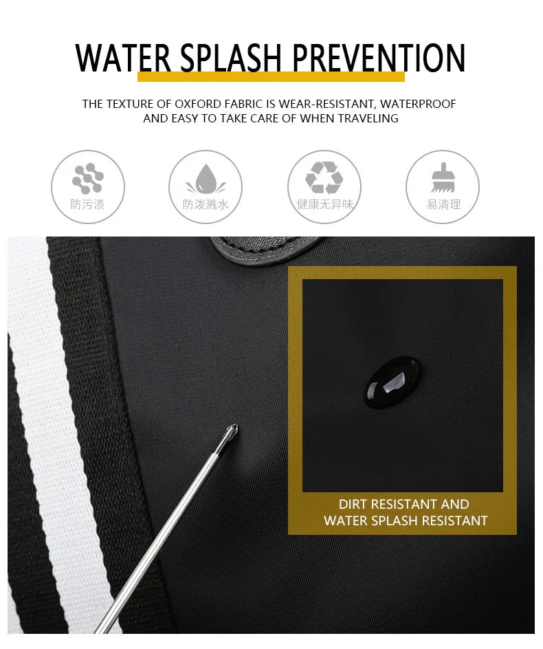 Personalized Travel Bag Men's And Women's Handbags Sports Training Yoga Bag Waterproof Weekend Bag Customized Logo Name Pattern