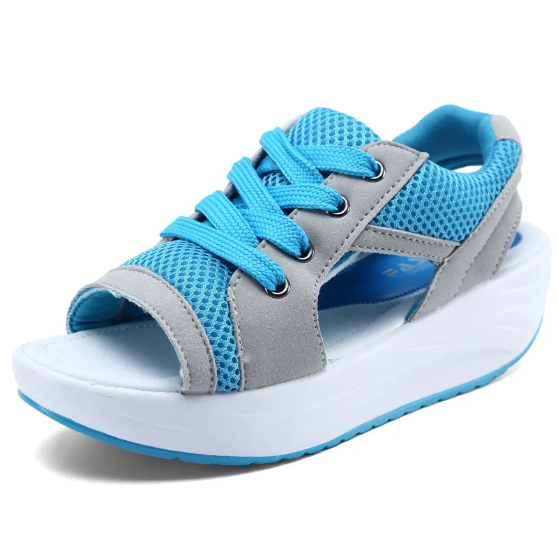 Women Sandals 2023 New Lady Platform Chunky Sandals Comfortable Women's Sandals Open Toe Casual Summer Sports Shoes