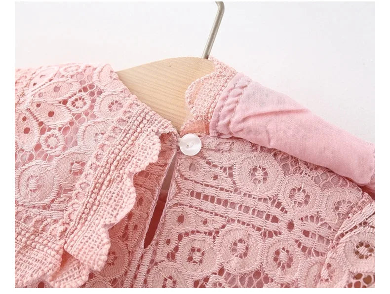 Spring Autumn toddler Girl Babys Clothes infant Lace Dress costume for newborn Girl clothing 1st Birthday Princess Dresses dress