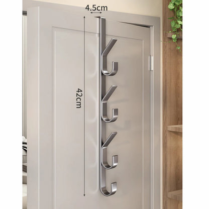 Easy Installation Door Hook-Strong Metal Coat Rack, Suitable for Clothes, Hats and Bags-Space Saving Design, Suitable for Bedroo