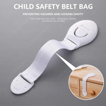 1-10pcs Child Safety Cabinet Lock Baby Security Protection Drawer Door Cabinet Lock Plastic Protection Kids Safety Door Lock