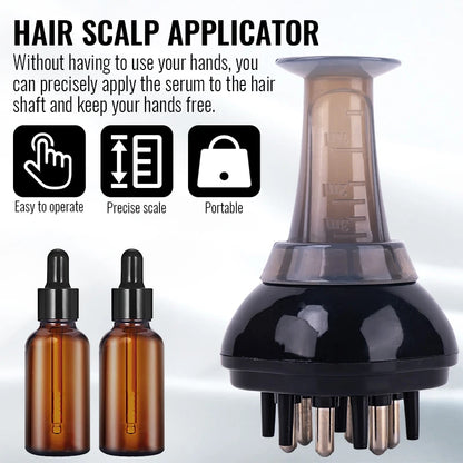 Scalp Applicator Liquid Comb For Hair Scalp Treatment Essential Oil Guiding Massager Brush Hair Growth Serum Oil Apply Device