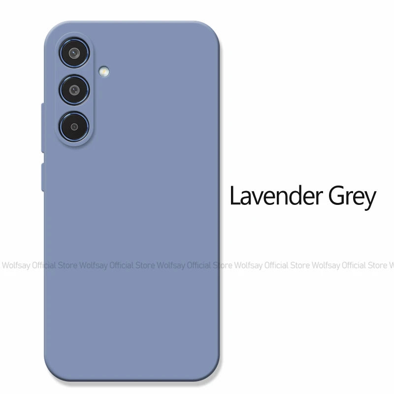 For Samsung Galaxy M35 Case Samsung Galaxy M15 M35 M55 5G Cover TPU Shockproof Liquid Silicone Phone Cover Samsung Galaxy M35