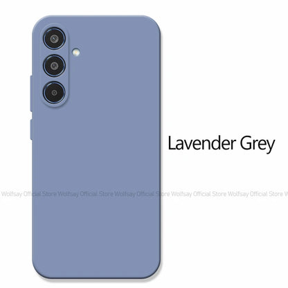 For Samsung Galaxy M35 Case Samsung Galaxy M15 M35 M55 5G Cover TPU Shockproof Liquid Silicone Phone Cover Samsung Galaxy M35