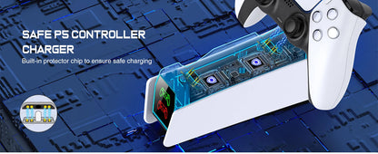 Controller Charging Station For PlayStation 5 Dual Fast Charger LED Indicator Charging Stand Docking Station ps5 accessories