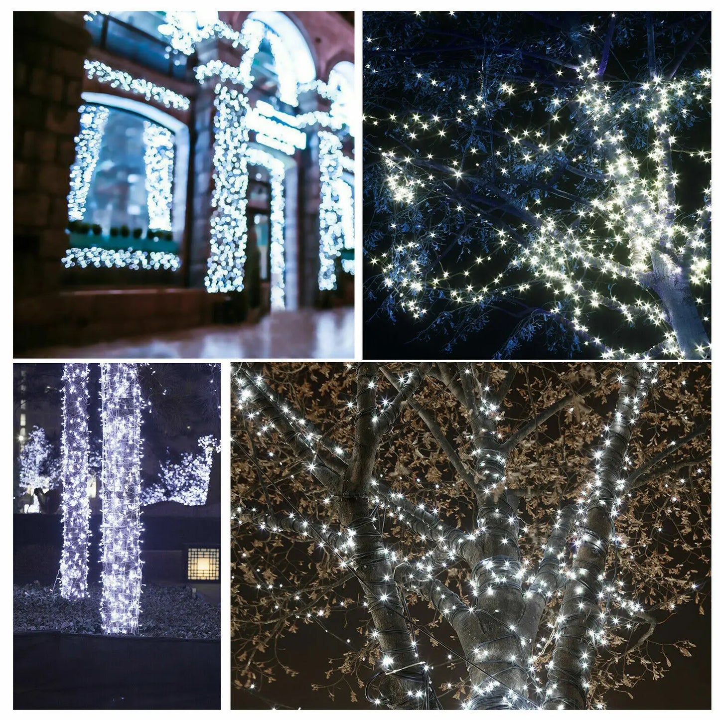 LED Solar String Lights 300LED 8 Modes Solar Powered Xmas Outdoor Lights Waterproof Starry Christmas Fairy Lights