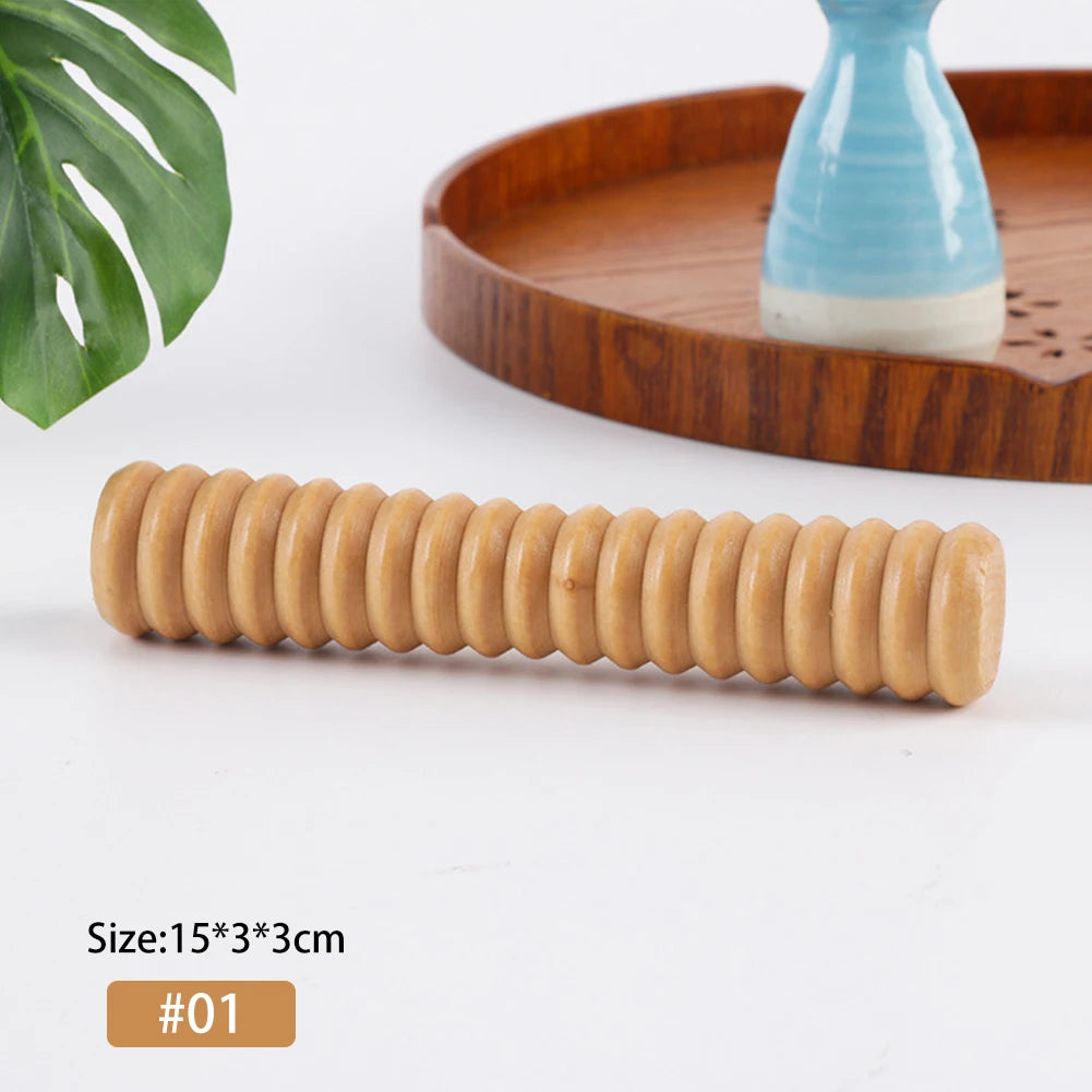 Home Wood Foot Massage Roller for Plantar Fasciitis Relief Deep Tissue Massage Tool Stress Relief Foot Massage Rpller Massager