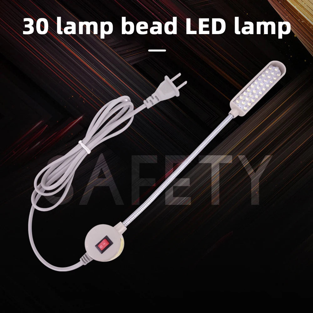 LED Ceiling Light With 30 Light Beads Sewing Machine Lighting Desktop Lathe Drilling Machine Multifunctional Flexible Work Light