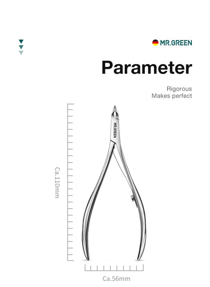 MR.GREEN Nail Cuticle Nipper Manicure Scissors Stainless Steel Dead Skin Remover Pusher Tool Trimmer