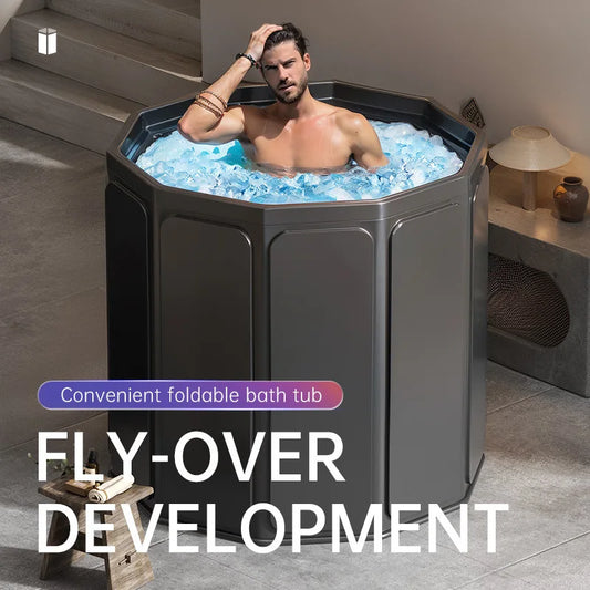 Portable Ice Bath Cold Bath Tub Ice Bath Tub for Athletes Cold Bath Plunge Tub Cold Plunge Bathtub for Shower