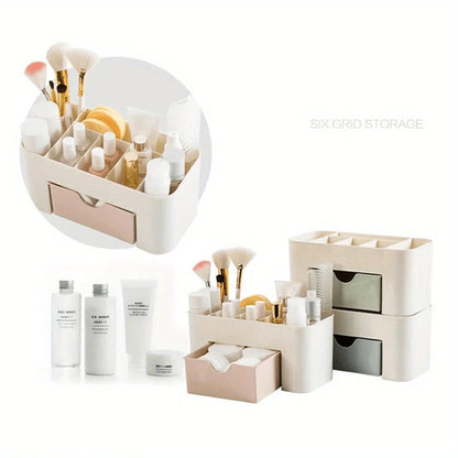 Cosmetics storage drawer sorting box desktop cosmetics storage box jewelry skin care products lipstick facial mask storage box