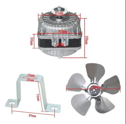 25W 35W 40W 60W 75W 100W motor for refrigerator cooling and condensation use freezer condenser fan motor