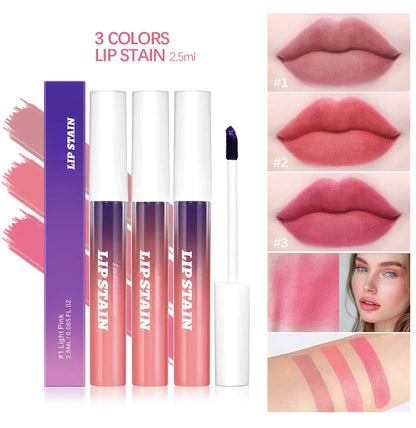 Lip Stain Peel Off and Reveal Long Lasting Waterproof Pink Lip Tint Transfer Proof Natural Lip Stain