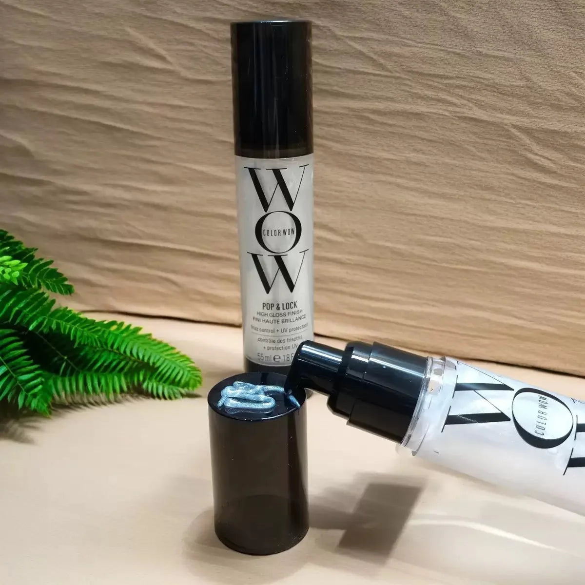 Color Wow Pop + Lock Anti-frizz Care Gloss Essence Cream Styling Natural and Soft Lotion