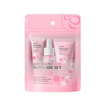 Sakura Skin Care Sets & Kits With Cleanser Serum Eye Cream essence Cream Beauty Products For Women Gift Sets Routine Travel Kit