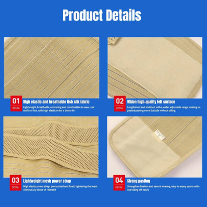 Lumbar Supports,Back Braces for Lower Back Pain Relief Breathable Back Support Belt Adjustable Lumbar Support Belt Back Pain