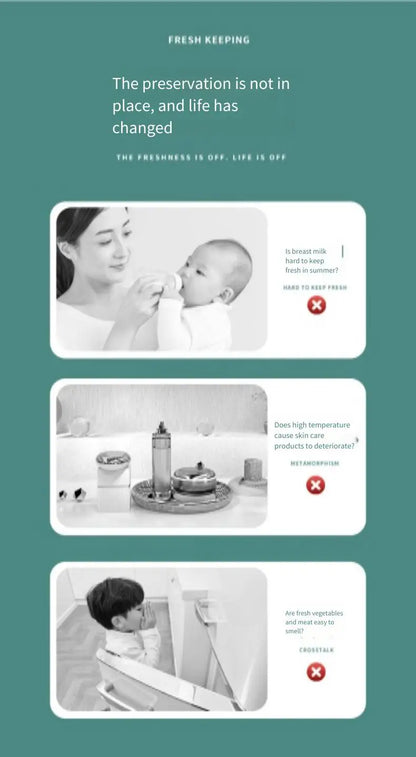 Car refrigerator small household cosmetics skin care products cold storage beauty double small refrigerator car cold storage min