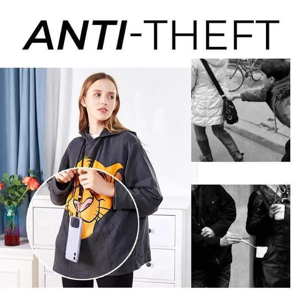 150cm Universal Adjustable Phone Lanyard Strap Mobile Phone Hanging Rope Neck Straps Anti-lost Lanyards Cell Phone Accessories