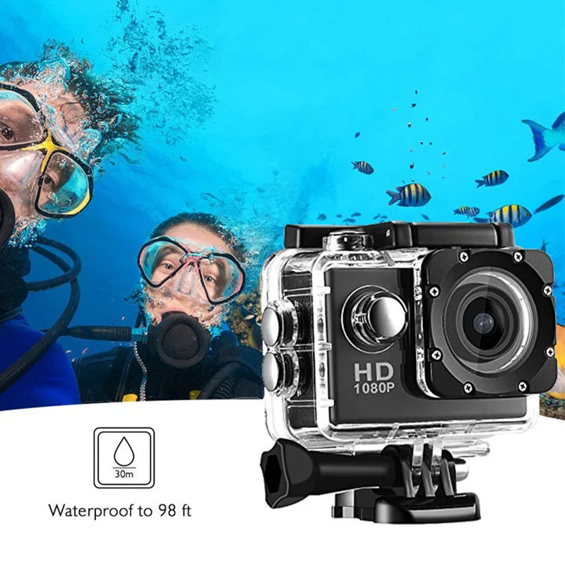 Underwater Waterproof Sports Dv Multifunctional Outdoor Riding Locomotive Sports Camera Sports Camera Diving Camera