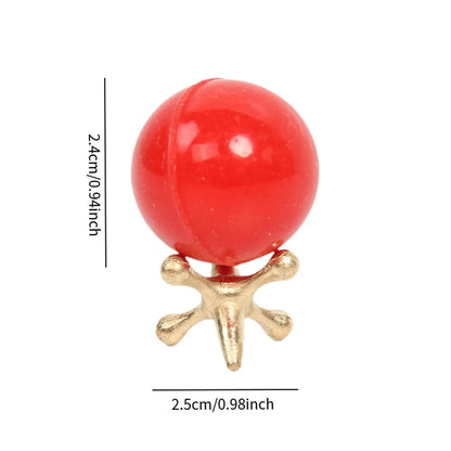 Classic Board Games Vintage with 10 Metal Jacks 2 Red Rubber Balls Traditional