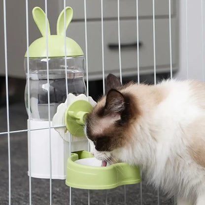 Portable Water Drinking Dispenser 800ml Large Capacity Automatic Water Drinker Easy To Clean Durable Pet Water Dispenser