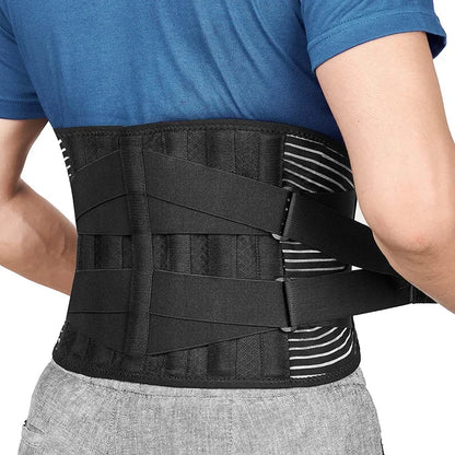 2024 Adjustable Back Braces Waist Belt Men Women Work Lower Back Pain Relief Breathable Anti-skid Spine Lumbar Support Belt