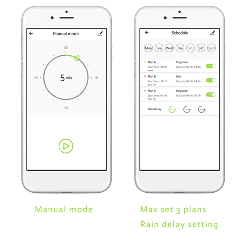 A36T-Wifi Water Controller Smart Sprinkler Controller Wifi Irrigation Controller Wireless Watering System Valve APP EU PLUG